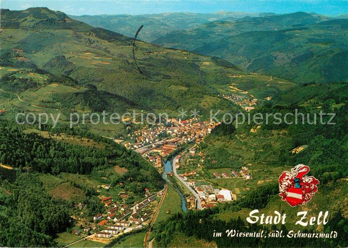 Zell Wiesental Fliegeraufnahme