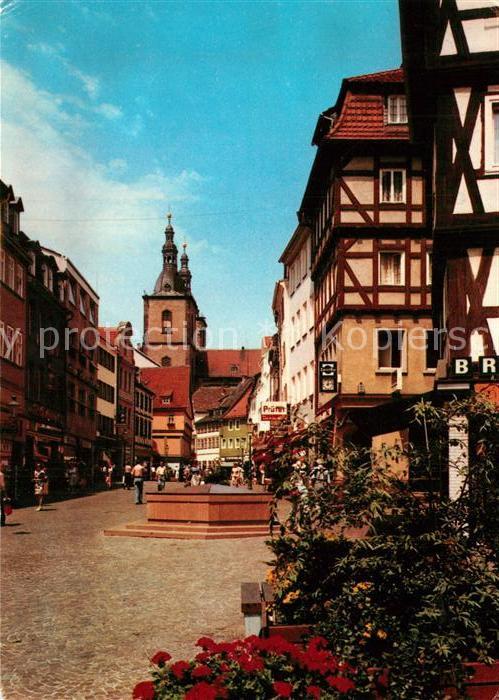 Fulda Fussgaengerzone Marktstrasse