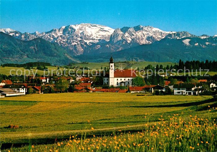 Lechbruck See Panorama Kirche