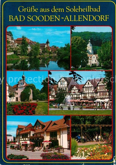 Bad Sooden-Allendorf Fachwerkhaeuser Markt