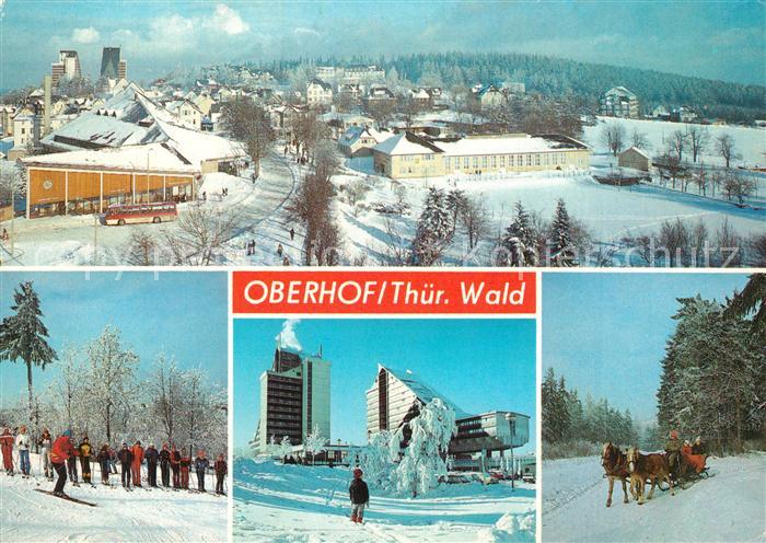 Oberhof Thueringen Winterlandschaften