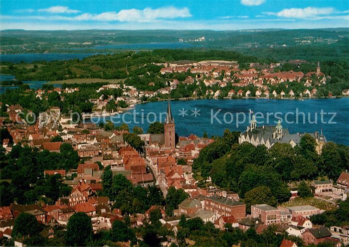 Ploen See Fliegeraufnahme Kirche