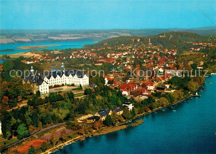 Ploen See Fliegeraufnahme Kirche