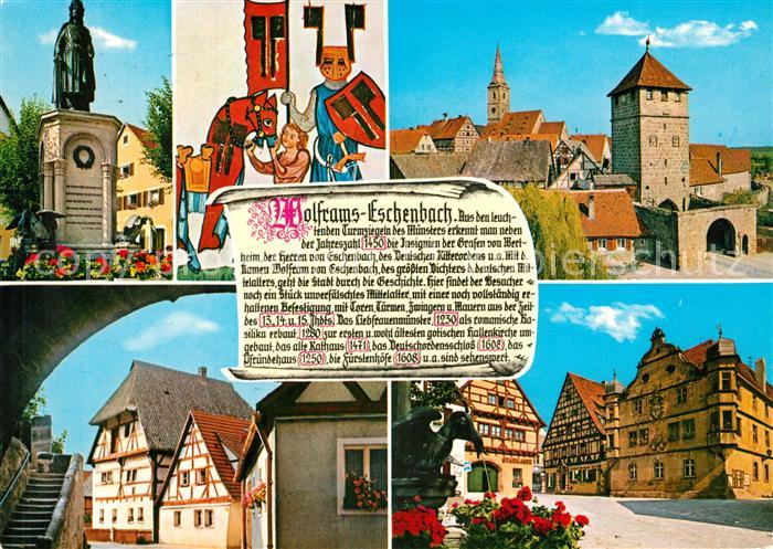 Wolframs-Eschenbach Denkmal Fachwerk Stadttor