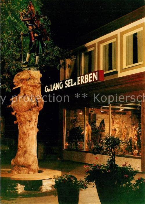 Oberammergau Kraxentraeger Firma Lang