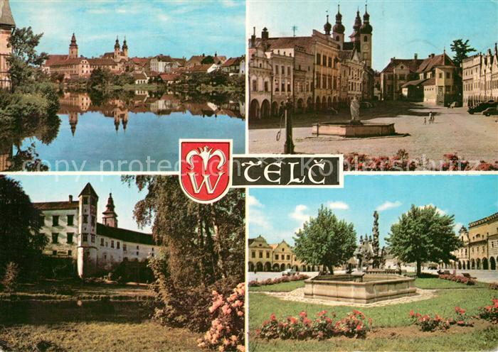 Telc Schloss Stadtansichten