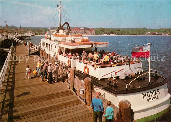 Zoppot Sopot Faehrschiff Monika Gdansk