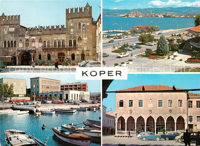 Koper Hafen Schloss Stadtpanorama