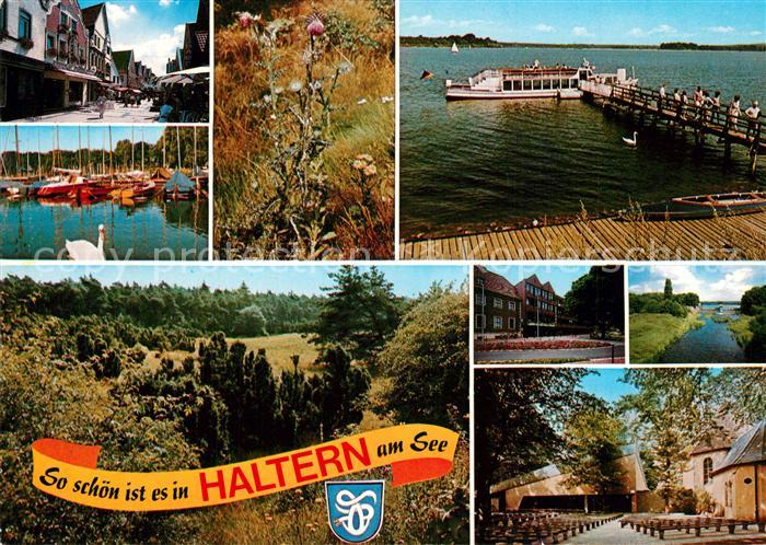 Haltern See Hafen Faehrschiff Stadtansichten