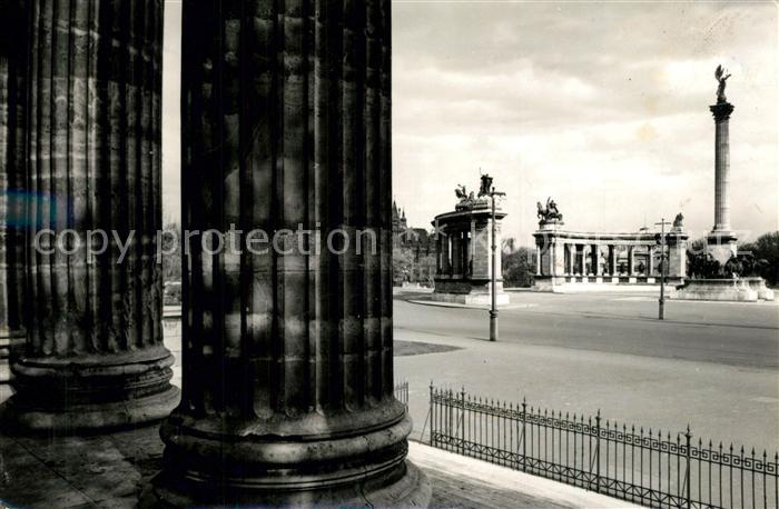Budapest Heldenplatz Millenium Denkmal