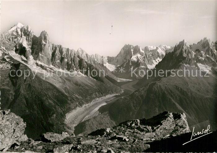Chamonix Aiguille Verte Drus Mer de Glace