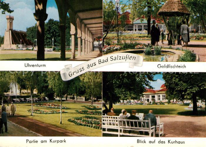 Bad Salzuflen Goldfischtein Kurhaus Uhrenturm