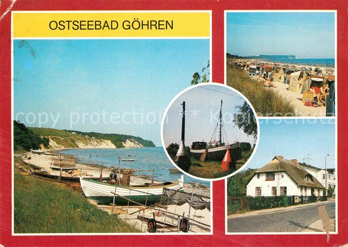 Goehren Ruegen Museumsschiff Luise Strand