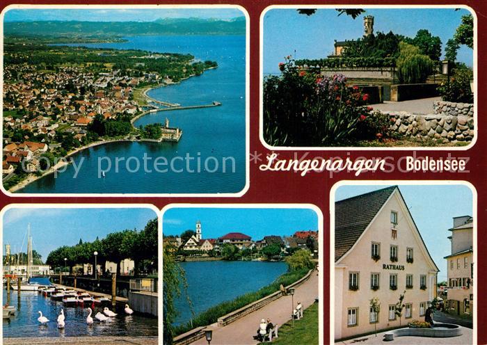 Langenargen Bodensee Rathaus Fliegeraufnahme