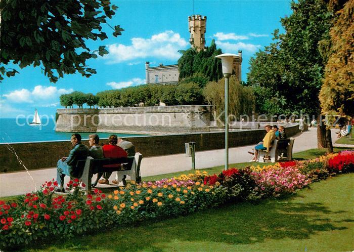 Langenargen Bodensee Uferpromenade Schloss Montfort