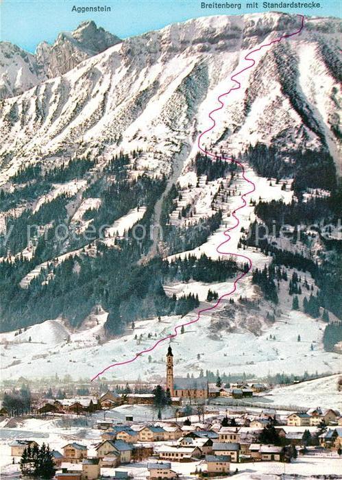 Pfronten Ostallgaeu Bayern Aggenstein Breitenberg Standardstrecke