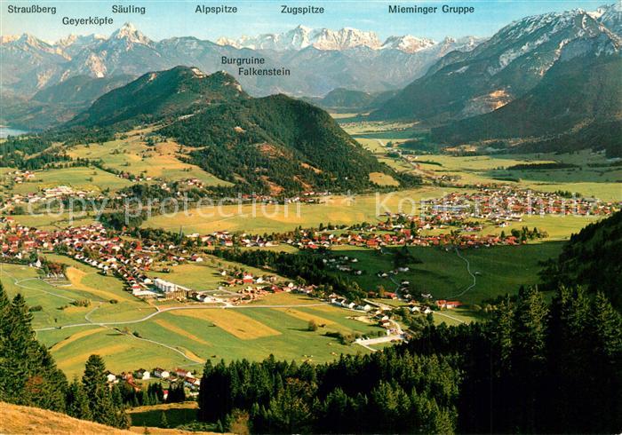 Pfronten Ostallgaeu Bayern Alpspitze Mieminger Gruppe Geyerkoepfe