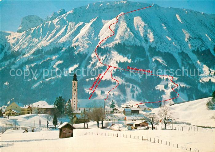 Pfronten Ostallgaeu Bayern Aggenstein Breitenberg