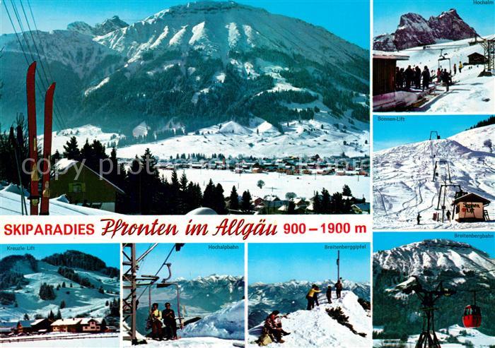Pfronten Ostallgaeu Bayern Kreuzle Lift Hochalpbahn Sonnen-Lift