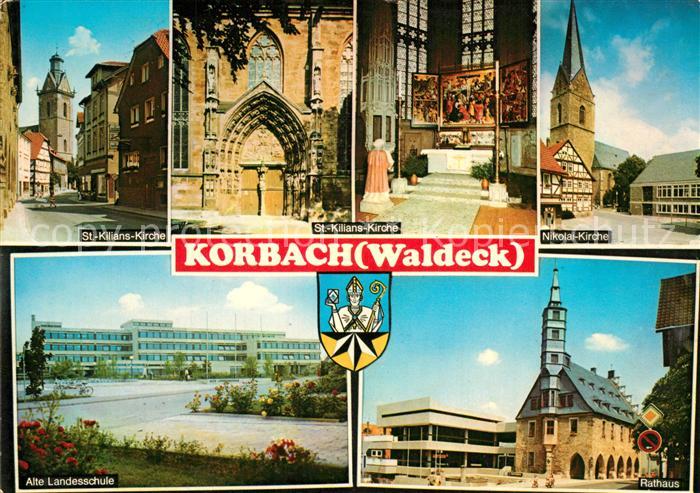 Korbach Nikolai-Kirche Rathaus St.-Kilians-Kirche