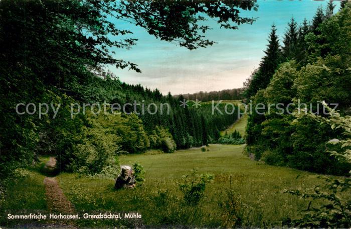 Horhausen Westerwald Sommerfrische Grenzbachtal Muehle Wald