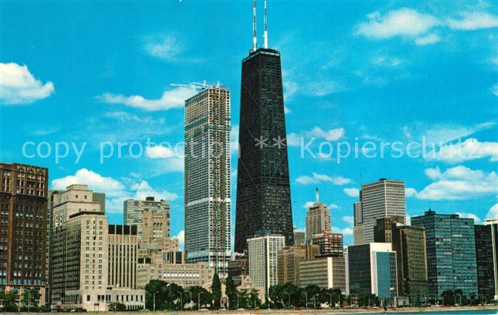 Chicago Illinois Chicago's Gold Coast as seen from Lake Michigan