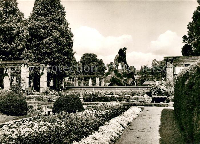 Coburg Rosengarten Brunnen Skulpturen