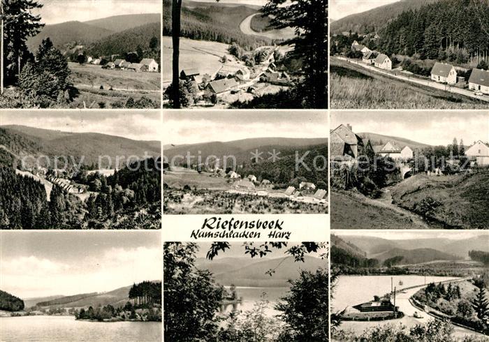 Riefensbeek-Kamschlacken Landschaftspanorama See Ortsansichten