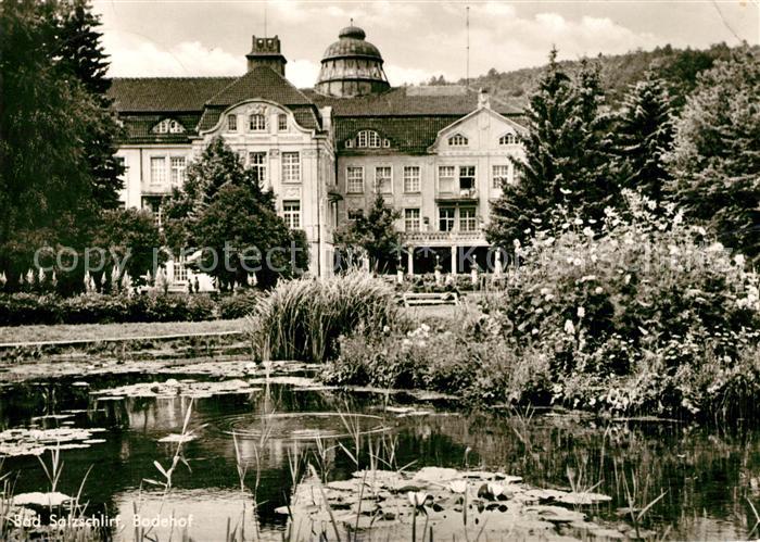 Bad Salzschlirf Badehof Seerosen Teich