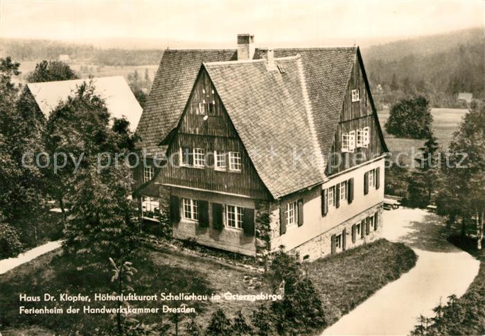 Schellerhau Haus Dr Klopfer Ferienheim der Handwerkskammer Dresden