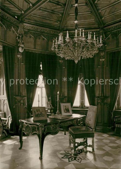 Hechingen Burg Hohenzollern Arbeitszimmer Kronleuchter