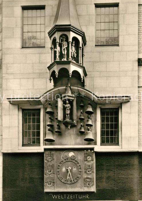 Muenster Westfalen Weltzeituhr