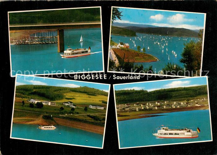 Olpe Biggesee Panorama Stausee Talsperre