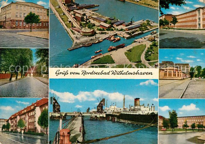 Wilhelmshaven Stadttheater Marktstrasse Werftstrasse Hafeneinfahrt Suedstrand oe