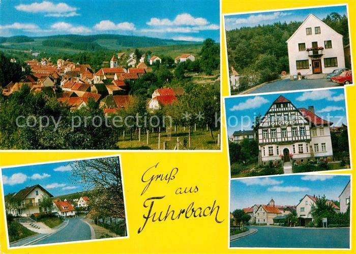 Fuhrbach Gesamtansicht Ortsmotive Fachwerkhaus Strassenpartie