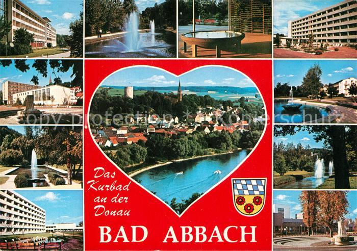 Bad Abbach Teilansichten Kurstadt Herz