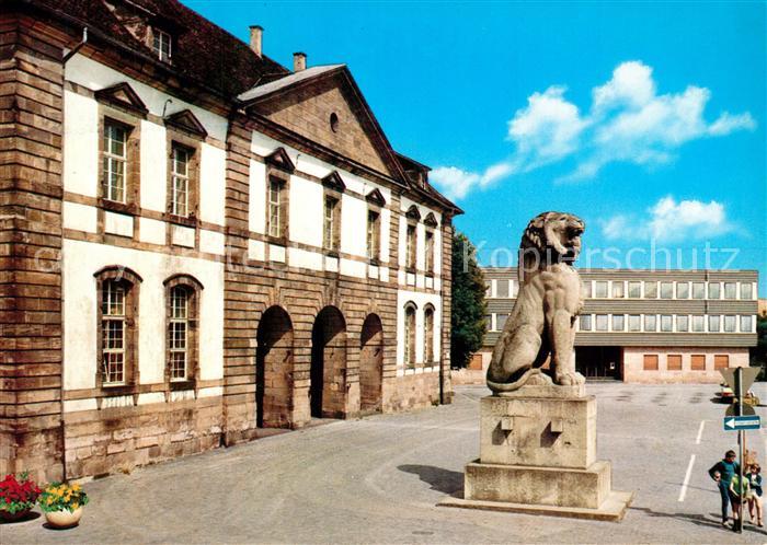 Landau Pfalz Wein- und Gartenstadt Am Deutschen Tor Loewenstatue