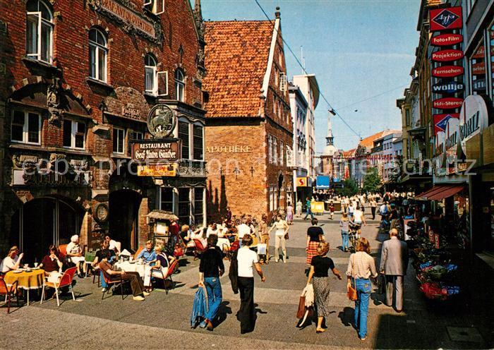 Oldenburg Niedersachsen Fussgaengerzone Altstadt