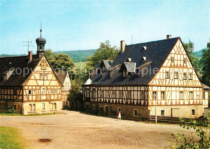 Olbernhau Erzgebirge Saigerhuette Gruenthal Huettenschaenke Schichtmeisterhaus