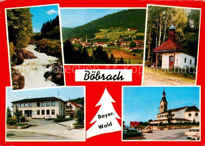 Boebrach Wasserfall Kirche Kapelle Panorama Bayerischer Wald