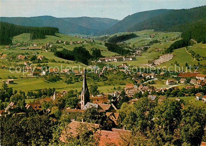 Baiersbronn Schwarzwald Panorama Luftkurort