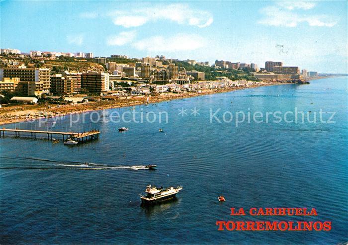 Torremolinos Playa de la Carihuela vista aerea
