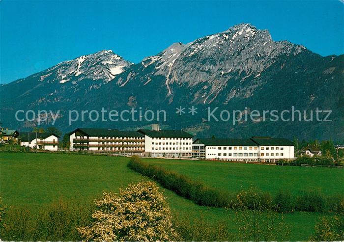 Bayerisch Gmain Klinik Hochstaufen mit Zwiesel und Hochstaufen Alpen