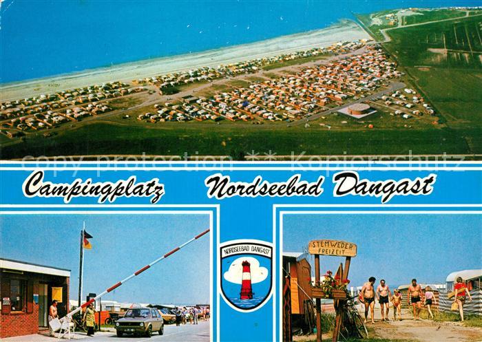 Dangast Nordseebad Campingplatz Nordseebad Fliegeraufnahme