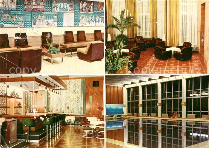 Kuehlungsborn Ostseebad Meerwasserschwimmhalle des FDGB