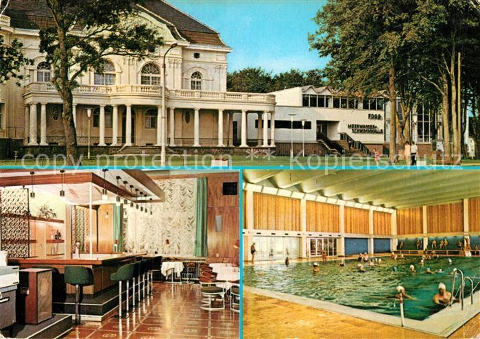 Kuehlungsborn Ostseebad Meerwasserschwimmhalle des FDGB