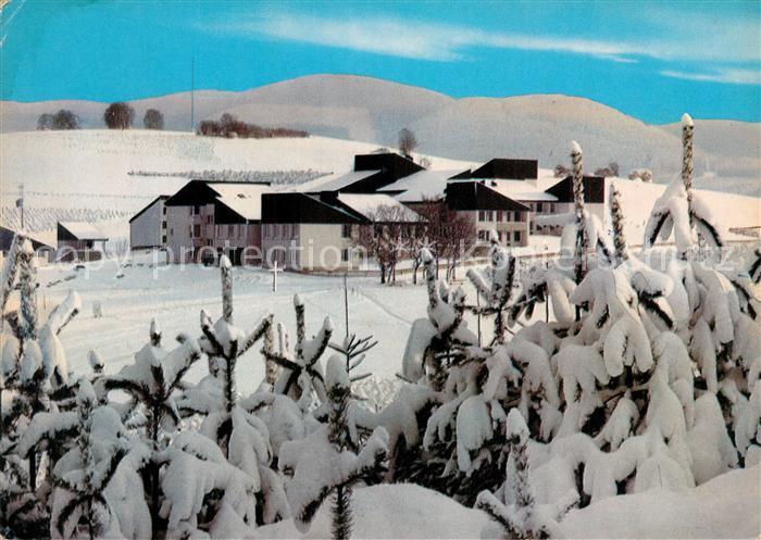 Oberhundem Konrad Adenauer Haus Ferienstaette der Kolpingsfamilie Winterlandscha