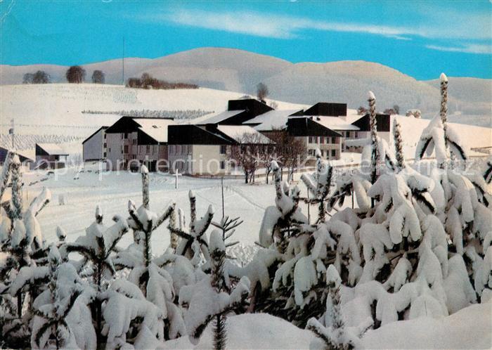 Oberhundem Konrad Adenauer Haus Ferienstaette der Kolpingsfamilie Winterlandscha