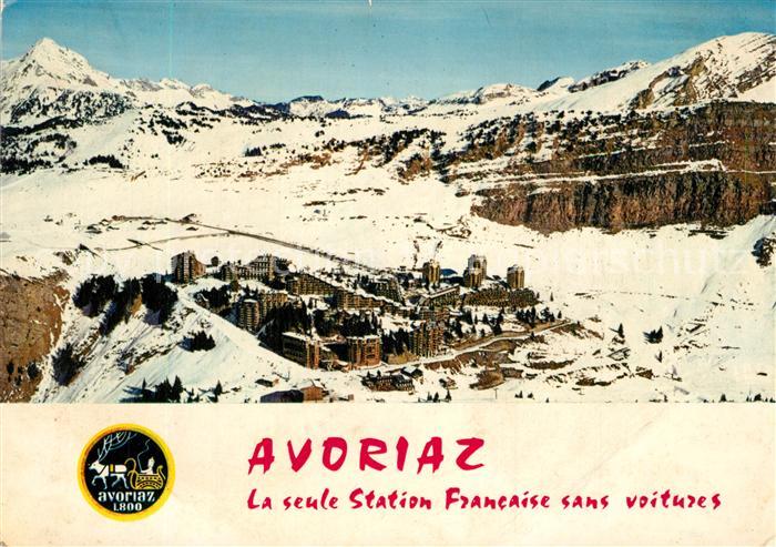 Avoriaz Station d_hiver et les pistes Alpes Fra