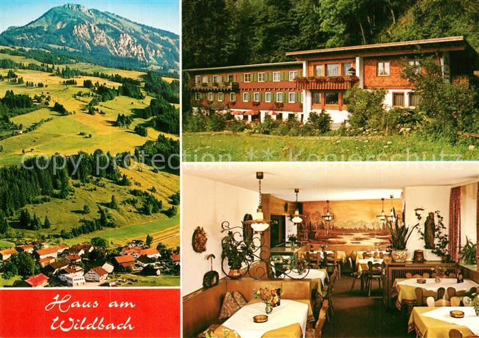 Rettenberg Oberallgaeu Hotel Restaurant Haus am Wildbach Allgaeuer Alpen Flieger